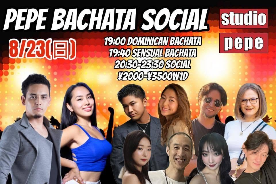 8/23(日)　PEPE BACHATA SOCIAL